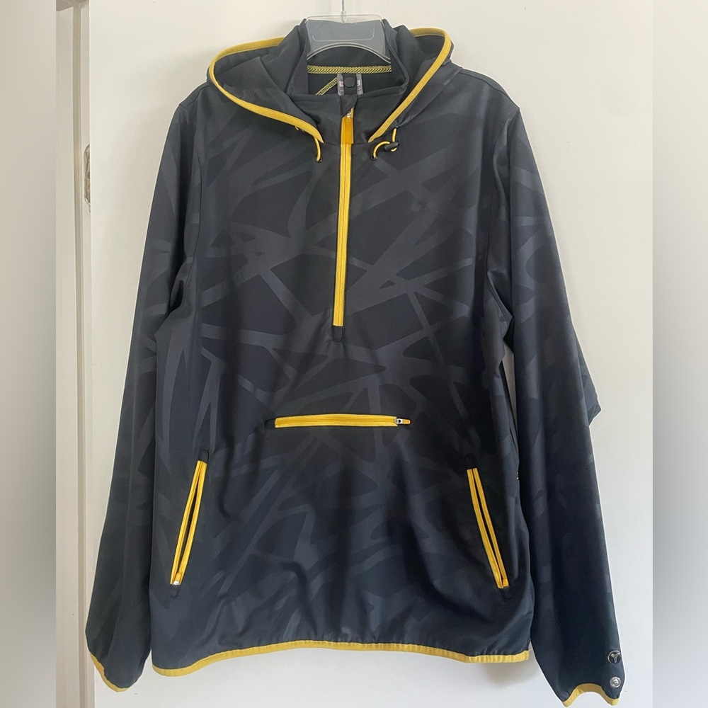 Nike Black and Yellow Raincoat Kobe Bryant